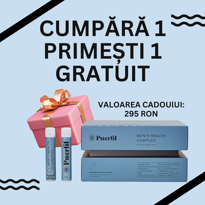 CUMPĂRĂ 1 Puerfil Men's Health Complex ȘI PRIMEȘTI 1 GRATUIT!