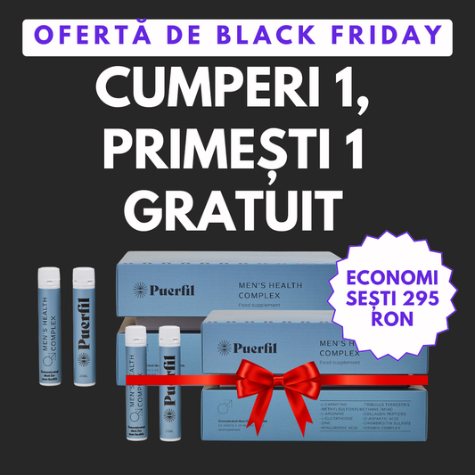 CUMPĂRĂ 1 Puerfil Men's Health Complex ȘI PRIMEȘTI 1 GRATUIT!
